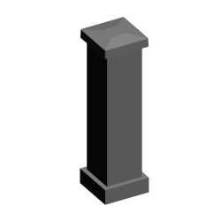 Столб-тумба для балюстрады