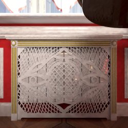 Экран отопления из МДФ короб 