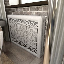 Экран отопления из МДФ короб 