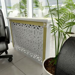 Экран отопления из МДФ короб 