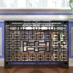 Экран декоративный зеркальный 