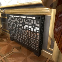 Экран декоративный зеркальный 