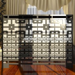 Экран декоративный зеркальный 