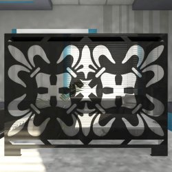 Экран декоративный зеркальный 