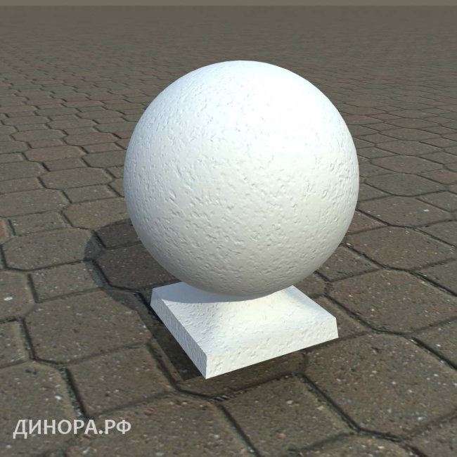 Шар из бетона для балюстрады 150 мм