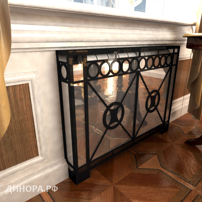 Экран декоративный зеркальный 