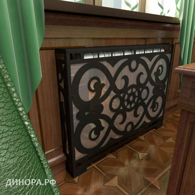 Экран декоративный зеркальный 