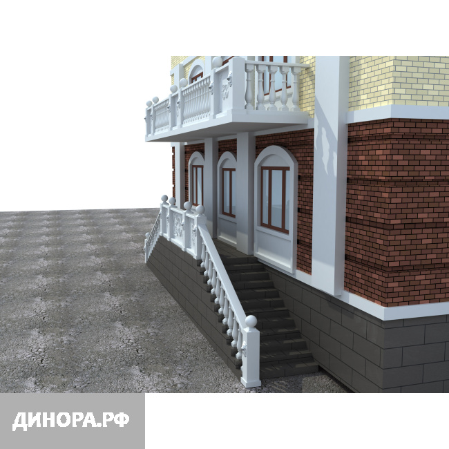 Балюстрада с балясинами «Бутылочка»